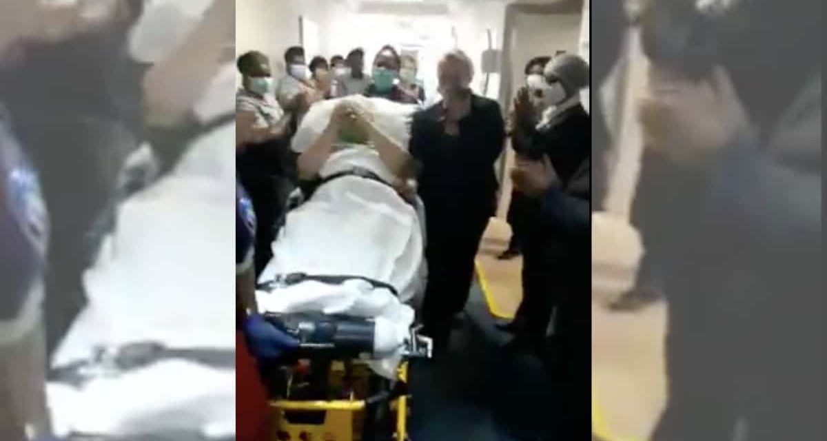 Watch: 78-year-old discharged after making ‘miracle’ COVID-19 recovery
